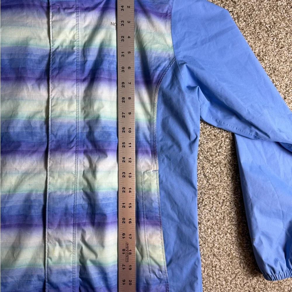 The North Face Mint-Blue Girls'‎ Hooded Windbreaker